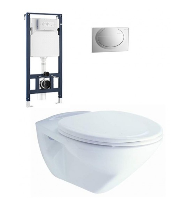 Bàn cầu treo tường thoát ngang COTTO SC199(F)