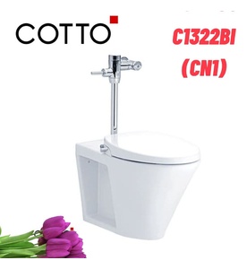Bàn cầu đặt sàn nắp rửa cơ COTTO C1322BI(CN1)