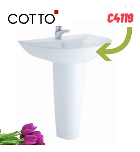 Chậu Rửa Lavabo Treo Tường COTTO C4119