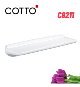 Kệ dưới gương bằng sứ COTTO C8211