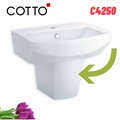 Chân Chậu Ngắn Treo Tường COTTO C4250