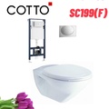 Bàn cầu treo tường thoát ngang COTTO SC199(F)