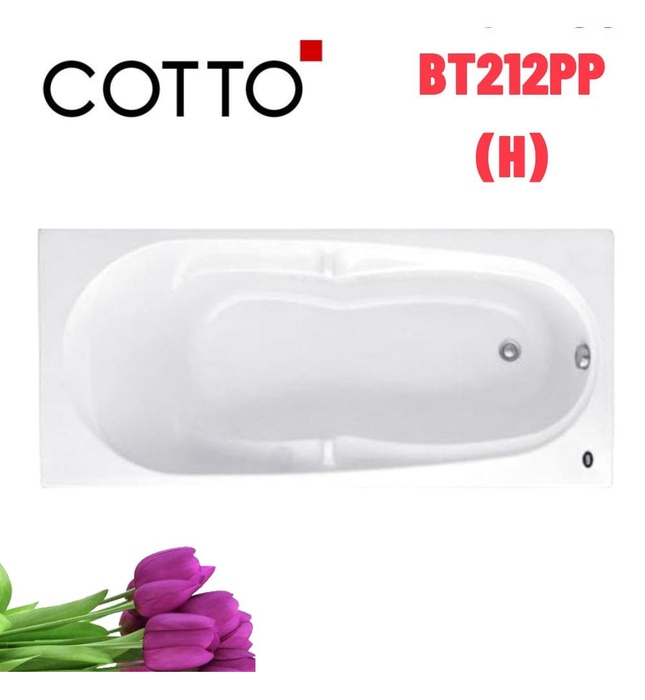 Bồn tắm xây 1.7m COTTO BT212PP(H)
