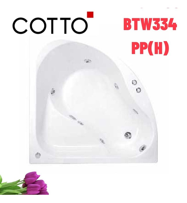 Bồn tắm góc massage 1.2M COTTO BTW334PP(H)