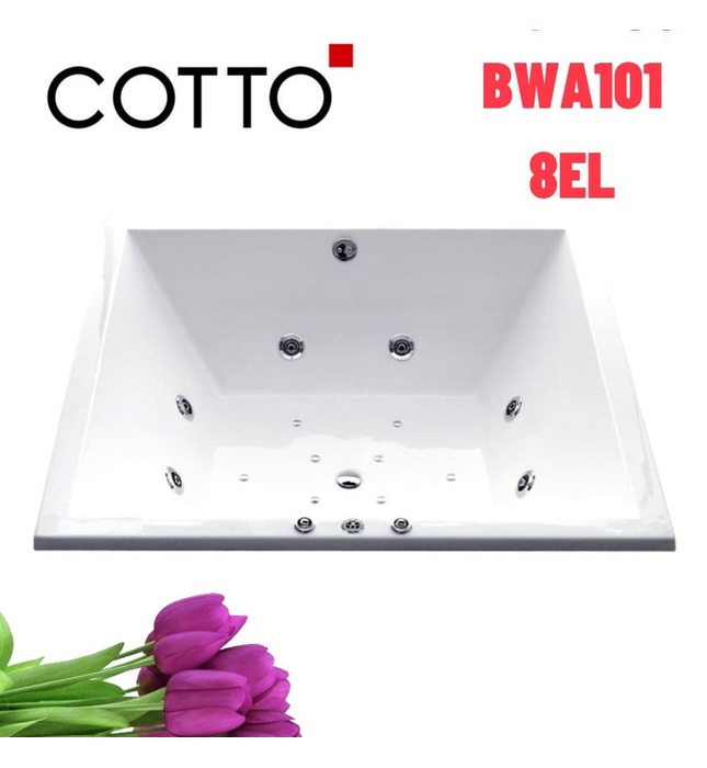 Bồn tắm xây massage 1.9m COTTO BWA1018EL