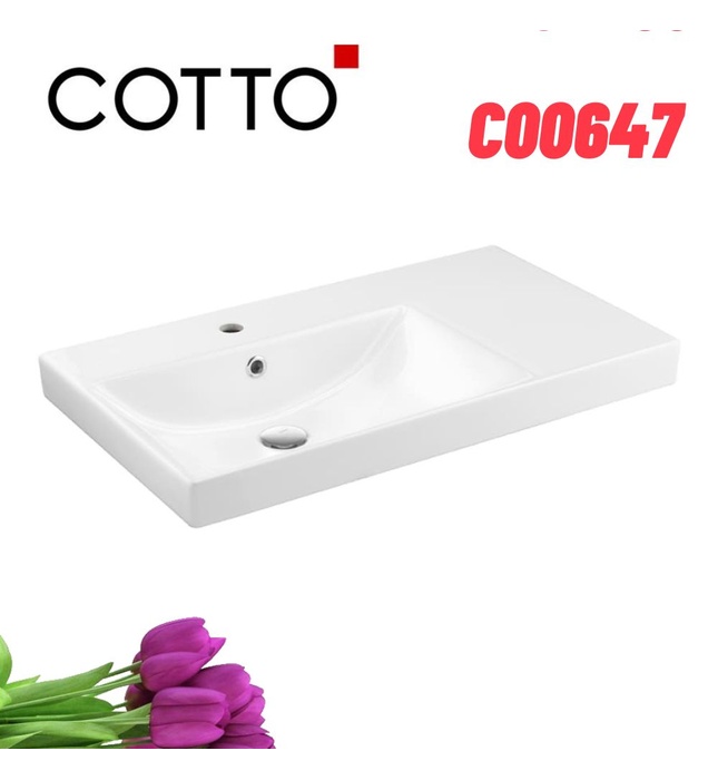 Chậu Lavabo Treo Tường Cotto C00647