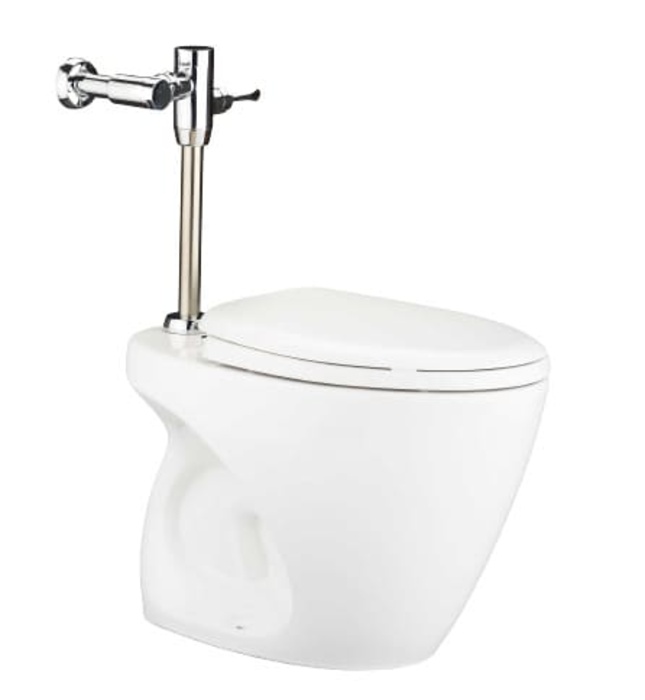 Bàn cầu đặt sàn dùng van xả DUBLE COTTO C1323