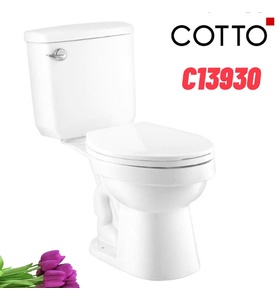 Bàn Cầu 2 Khối Xả Gạt COTTO C13930