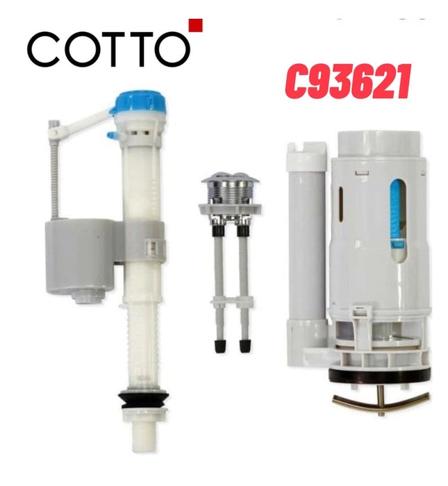 Bộ Cấp Xả Nhấn Bồn Cầu Cotto C93621