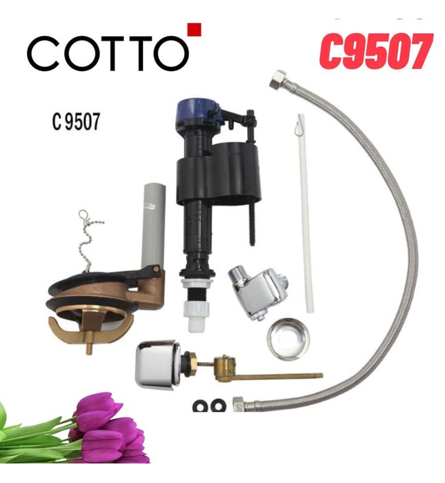 Bộ Xả Bồn Cầu Xả Gạt Cotto C9507