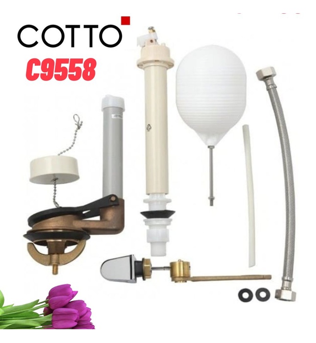 Bộ Xả Bồn Cầu Xả Gạt Cotto C9558