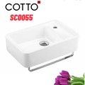 Chậu Lavabo Treo Tường Cotto SC00657