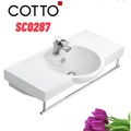 Chậu Lavabo Treo Tường Cotto SC0287