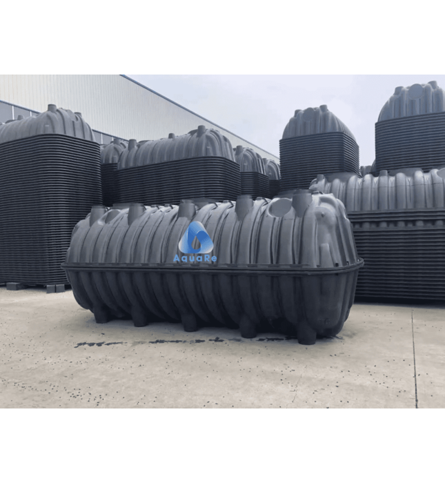 Bể Phốt Tự Hoại Thông Minh 3 Ngăn Septic AquaRe 1500L Ngang AQ 1500SE N