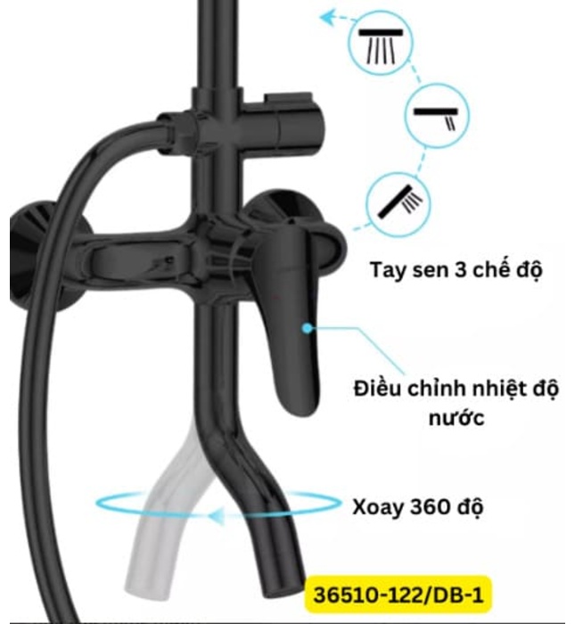 Sen Cây Nóng Lạnh Jomoo 36510-122/DB-1 