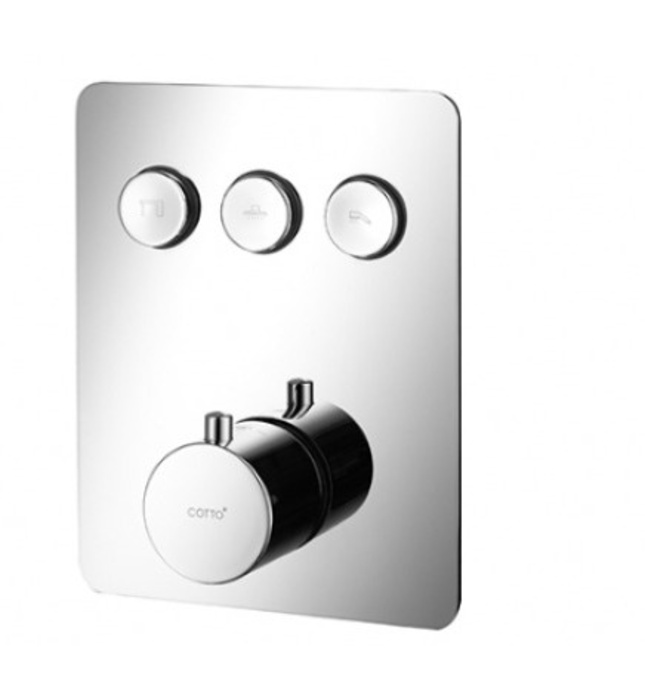 Củ sen tắm âm tường COTTO CT3017