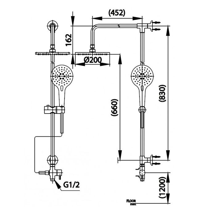 Cây Sen Tắm Cotto CT623Z94Z88