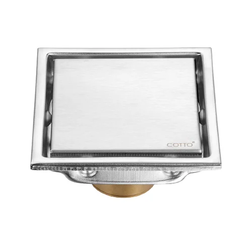 Ga Thoát Sàn Vuông Inox SUS304 COTTO CT6403Z2P(HM) 100x100mm