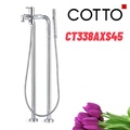 Vòi sen bồn tắm đặt sàn COTTO CT338AXS45