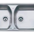 Chậu rửa bát 2 hố lệch Cotto CT801T