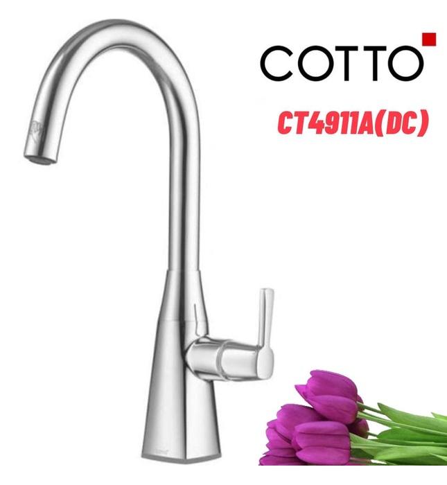 Vòi rửa bát lạnh tự động dùng pin COTTO CT4911A(DC)