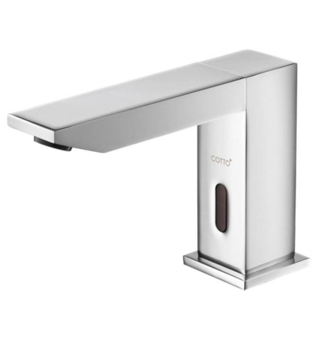 Vòi Rửa Mặt Lavabo Cảm Ứng Lạnh Dùng Điện Cotto CT4917AC