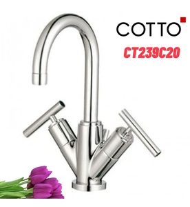 Vòi rửa mặt lavabo nóng lạnh COTTO CT239C20