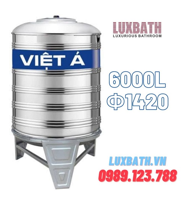 Bồn Nước Việt Á 6000L Đứng VA 6000D F1420 201