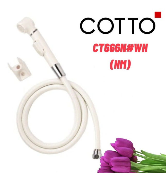 Vòi xịt vệ sinh COTTO CT666N#WH(HM)