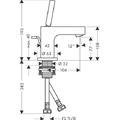 Vòi Lavabo Nóng Lạnh Đức Axor Citterio. 39015800