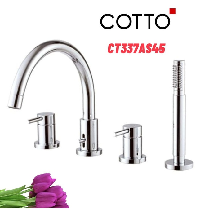 Vòi sen xả bồn tắm gắn bồn COTTO CT337AS45