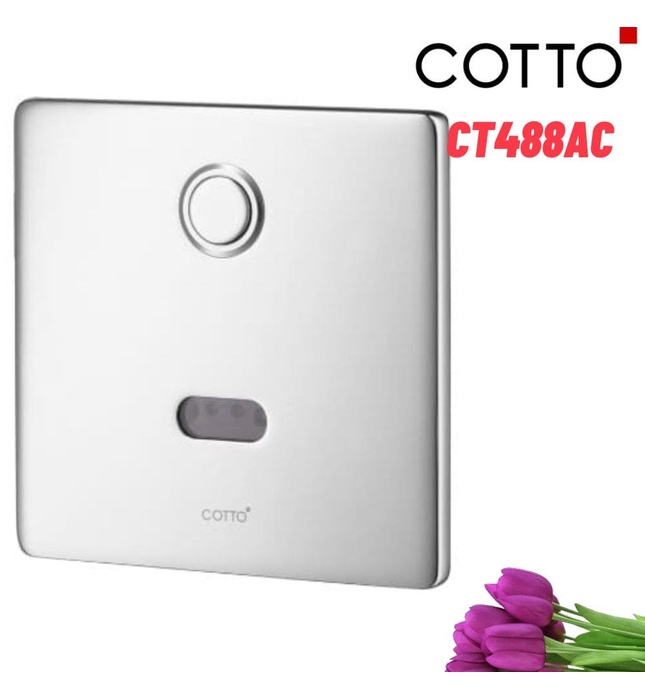 Van xả tiểu cảm ứng âm tường COTTO CT488AC(NL)