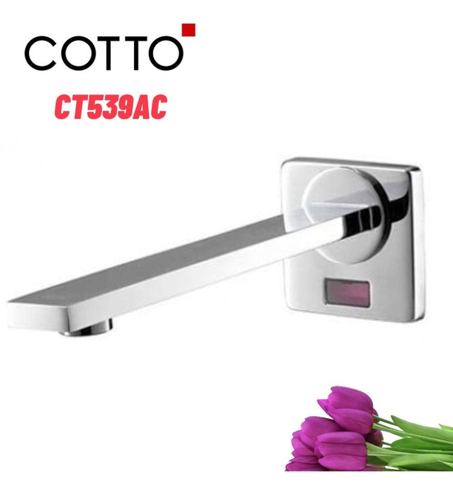 Vòi rửa mặt lavabo cảm ứng gắn tường COTTO CT539AC