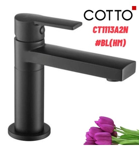 Vòi rửa mặt lavabo lạnh COTTO CT1113A2N#BL(HM)