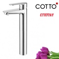 Vòi rửa mặt lavabo nóng lạnh thân cao COTTO CT1177AY