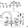 Vòi sen xả bồn tắm gắn bồn COTTO CT337AS45