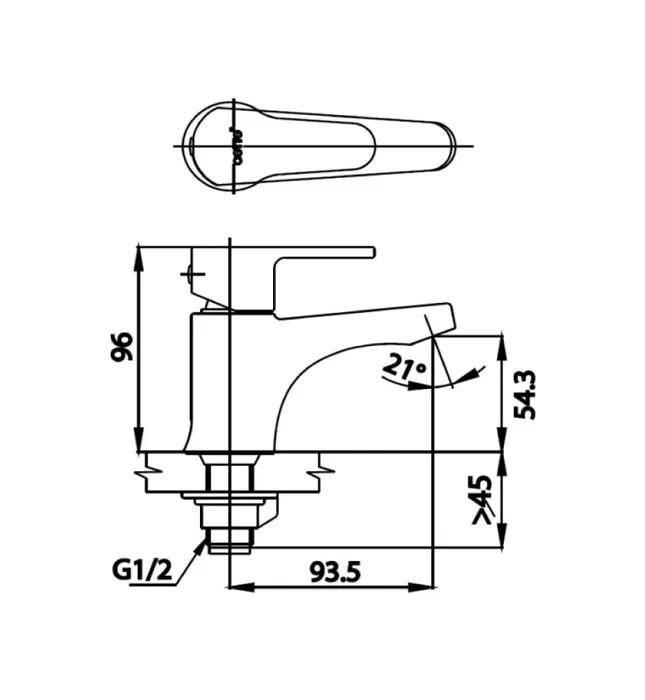Vòi Lavabo Lạnh COTTO CT1203A