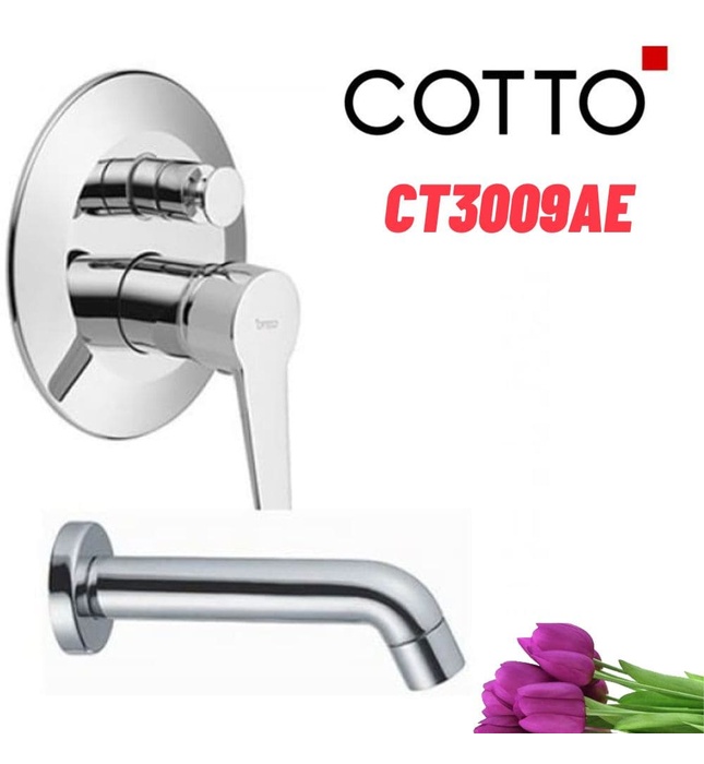 Mặt nạ sen tắm âm tường COTTO CT3009AE