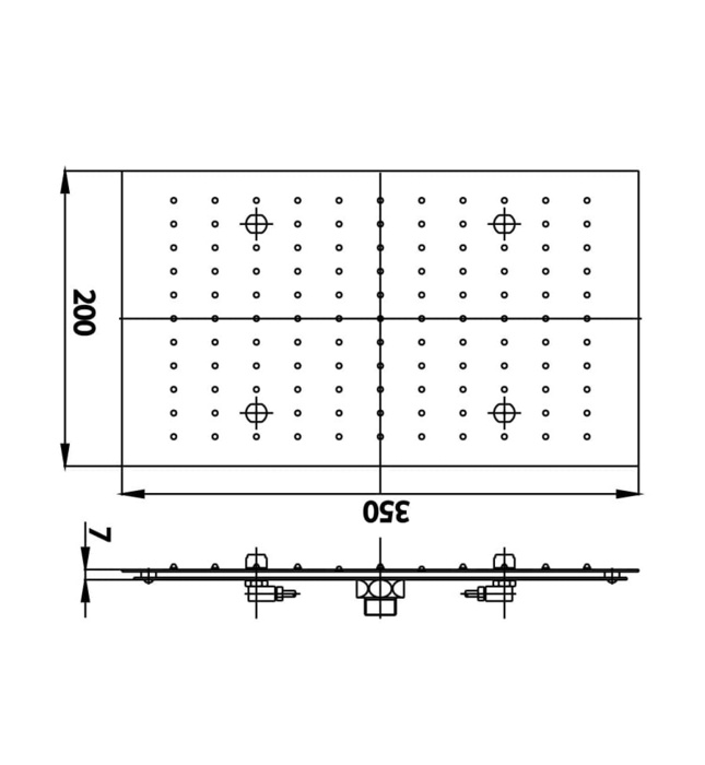 Bát sen tắm âm trần COTTO ZF01MRS