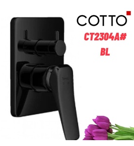 Mặt nạ sen tắm âm tường COTTO CT2304A#BL