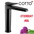 Vòi rửa mặt lavabo nóng lạnh COTTO CT2302AY#BL