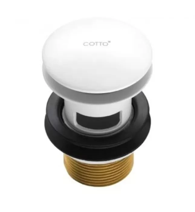Rốn Chậu lavabo nhấn COTTO CT677#WH(HM)