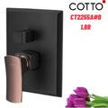 Mặt nạ sen tắm âm tường COTTO CT2255A#BLBR