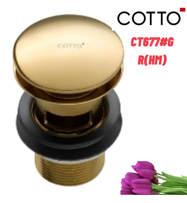 Rốn Chậu lavabo nhấn COTTO CT677#GR(HM)