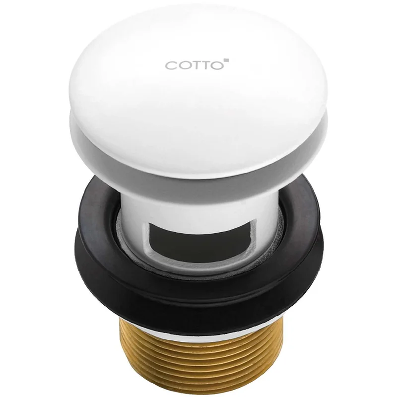 Rốn Chậu lavabo nhấn COTTO CT677#WH(HM)