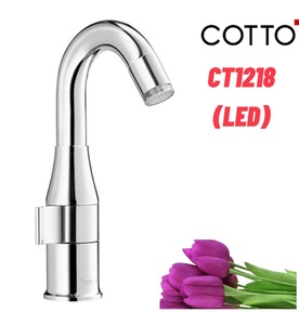 Vòi rửa mặt lavabo lạnh COTTO CT1218(LED)