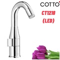 Vòi rửa mặt lavabo lạnh COTTO CT1218(LED)