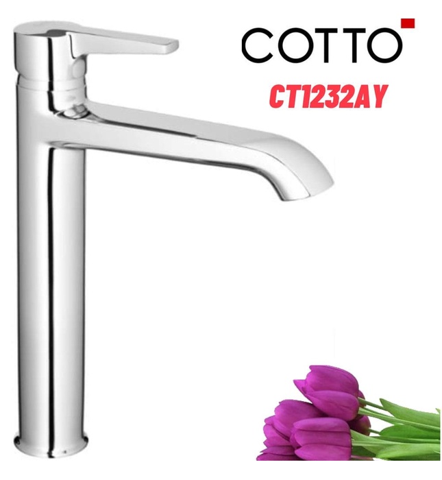 Vòi rửa mặt lavabo lạnh thân cao COTTO CT1232AY