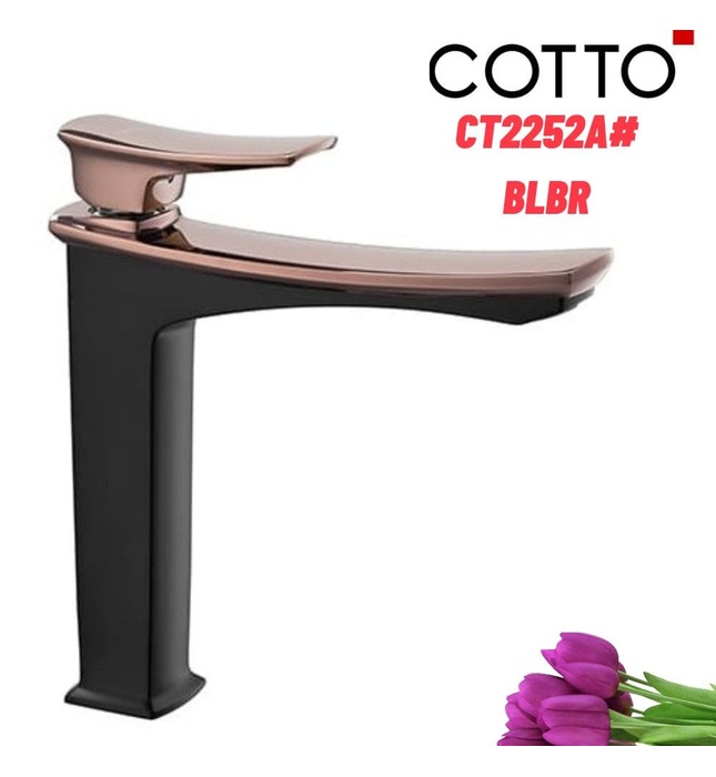 Vòi rửa mặt lavabo nóng lạnh COTTO CT2252A#BLBR