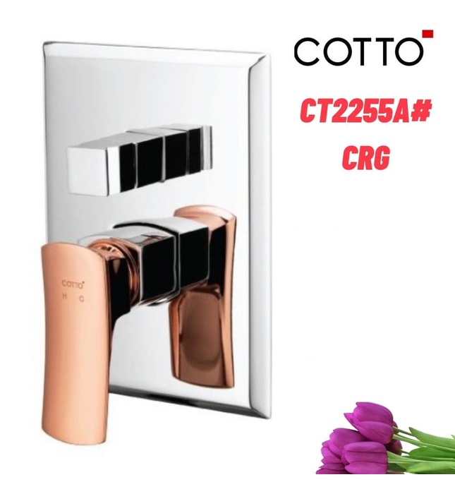 Mặt nạ sen tắm âm tường COTTO CT2255A#CRG